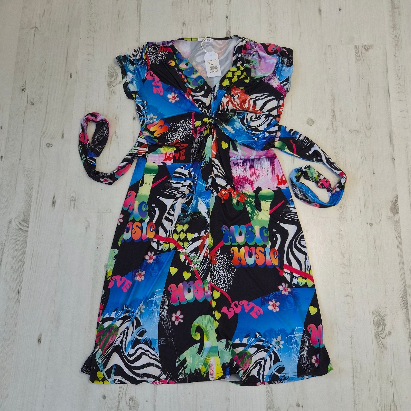 NIEUW Paprika zommer jurk maat M, Kleding | Dames, Maat 38/40 (M), Meerkleurig, Nieuw, Ophalen of Verzenden