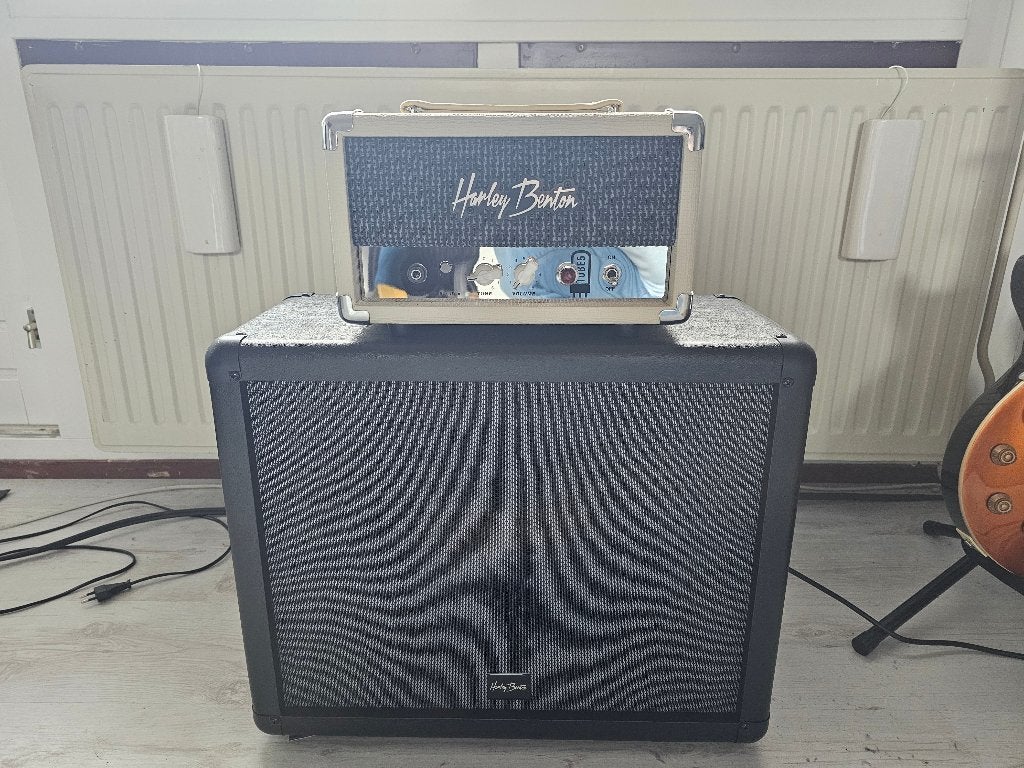 Harley Benton Set  (Gitaar) 5 w Buizenversterker incl.box, Ophalen, Zo goed als nieuw, Gitaar, Minder dan 50 watt