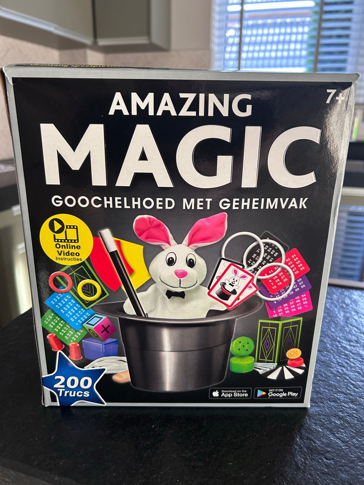 Amazing Magic Goochelhoed met Geheimvak - 200 Trucs, Ophalen of Verzenden, Gebruikt, Jongen of Meisje