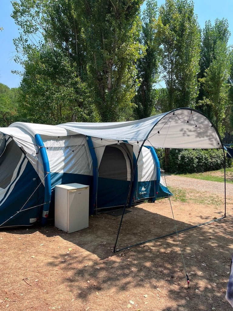 Opblaasbare tent, Ophalen, Gebruikt, Tot en met 6