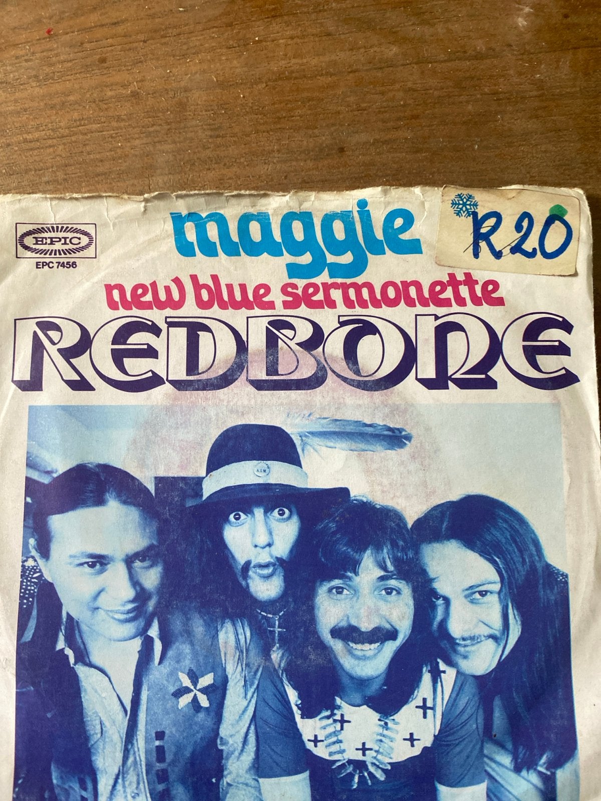 Redbone - Maggie / New Blue Sermonette (7 inch vinyl), Gebruikt, 7 inch, Ophalen of Verzenden, EP