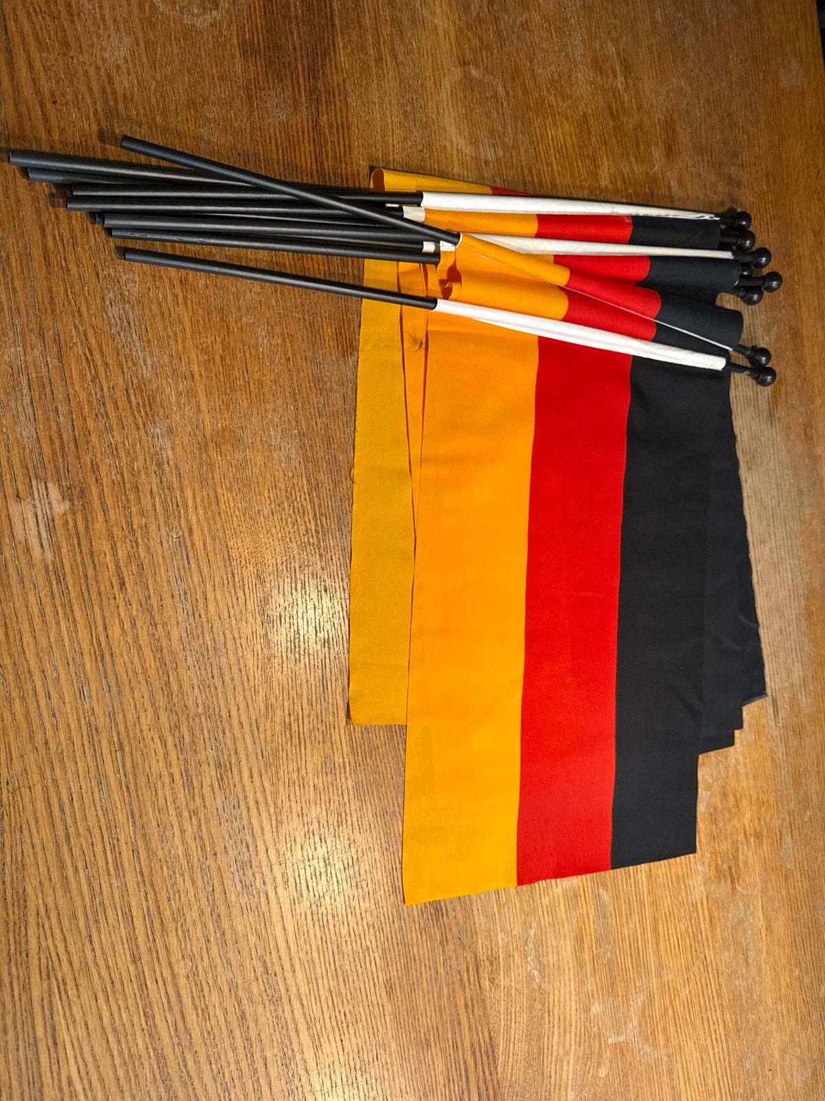 Zwaai vlaggen, duitse vlag stof 45x30, Ophalen of Verzenden