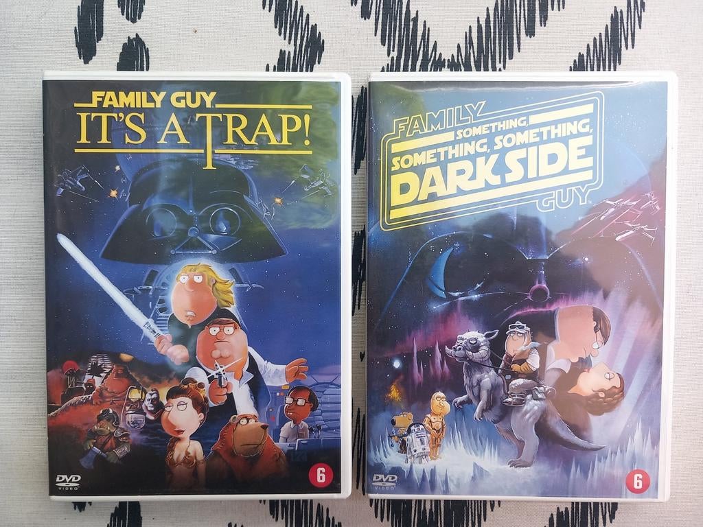 Family Guy Star Wars Parodie DVD's - It's a Trap! & Dar, Vanaf 6 jaar, Ophalen of Verzenden, Zo goed als nieuw, Komedie