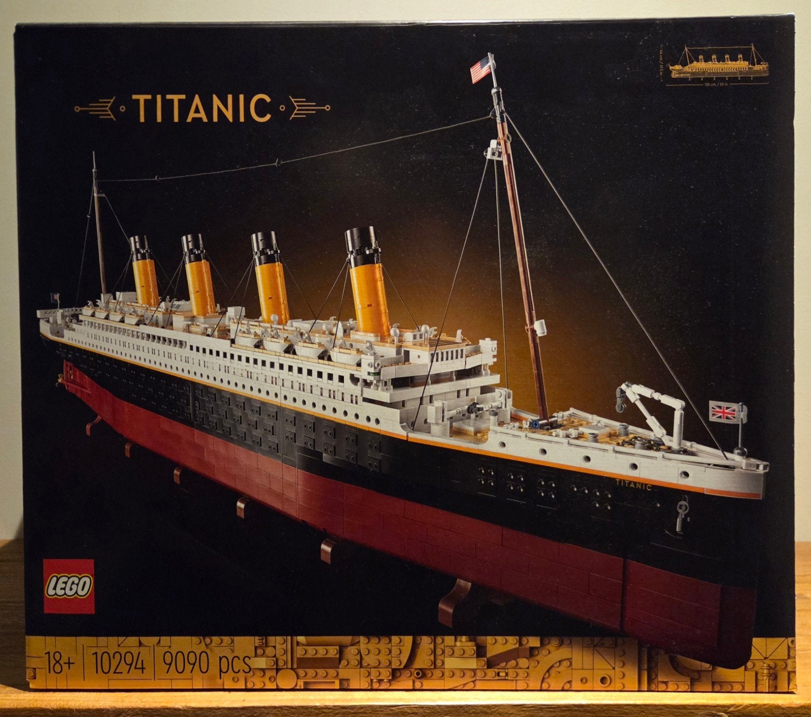 lego 10294 titanic, Kinderen en Baby's, Lego, Ophalen of Verzenden, Zo goed als nieuw, Inclusief instructies