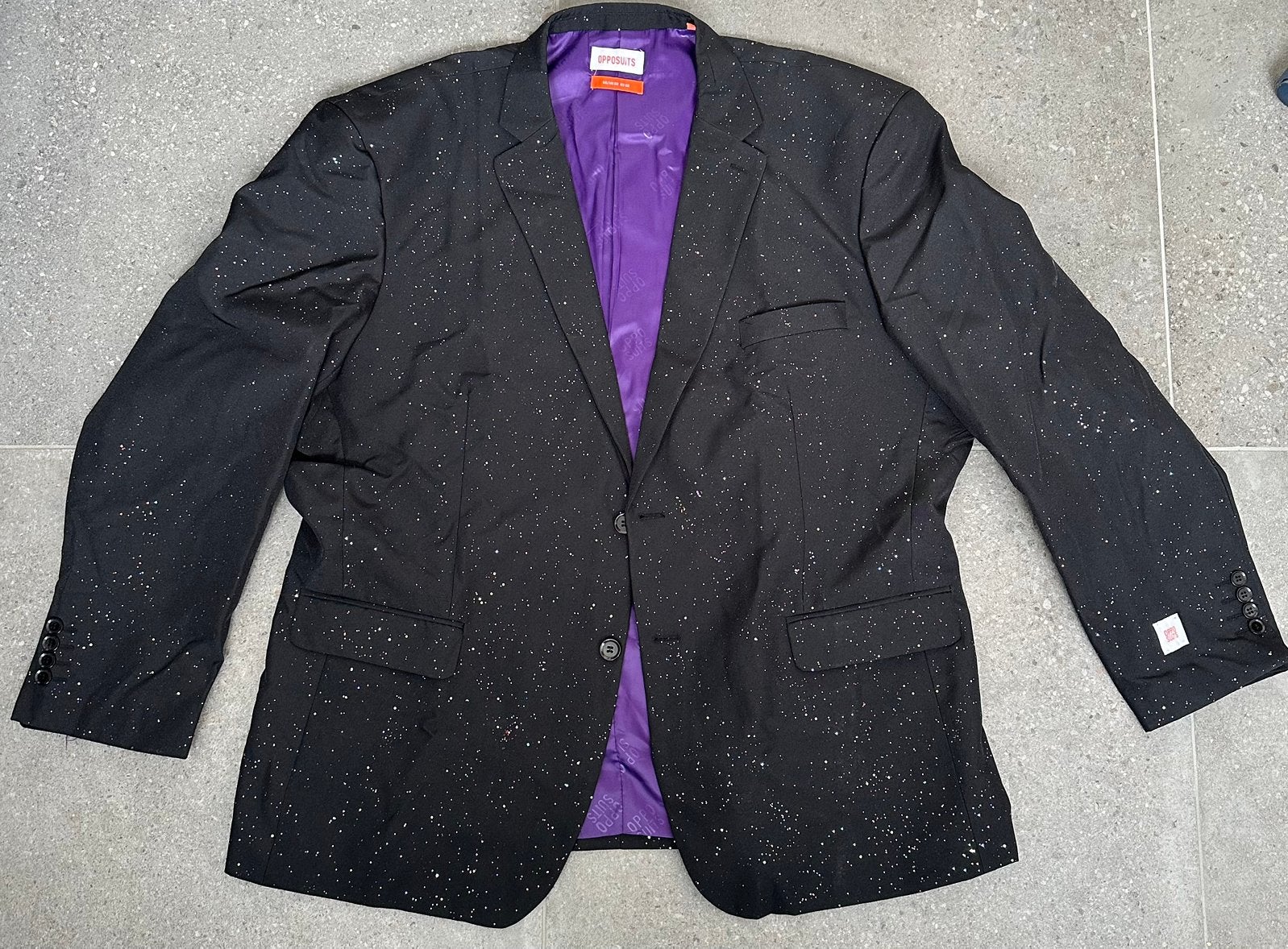 Glitter kostuum, Verzenden, Zo goed als nieuw, Overige maten, Zwart