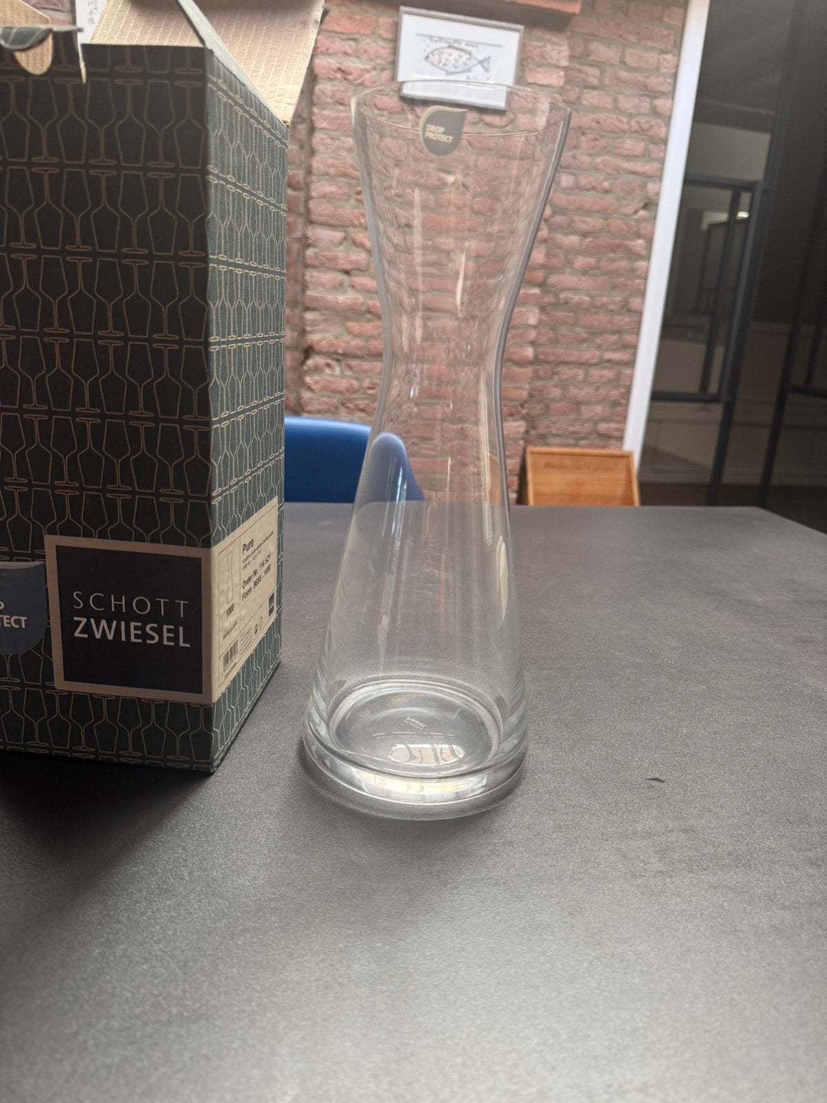 Nieuwe Glazen karaf Pure van Schott  Zwiesel 1000ml, Ophalen of Verzenden, Nieuw