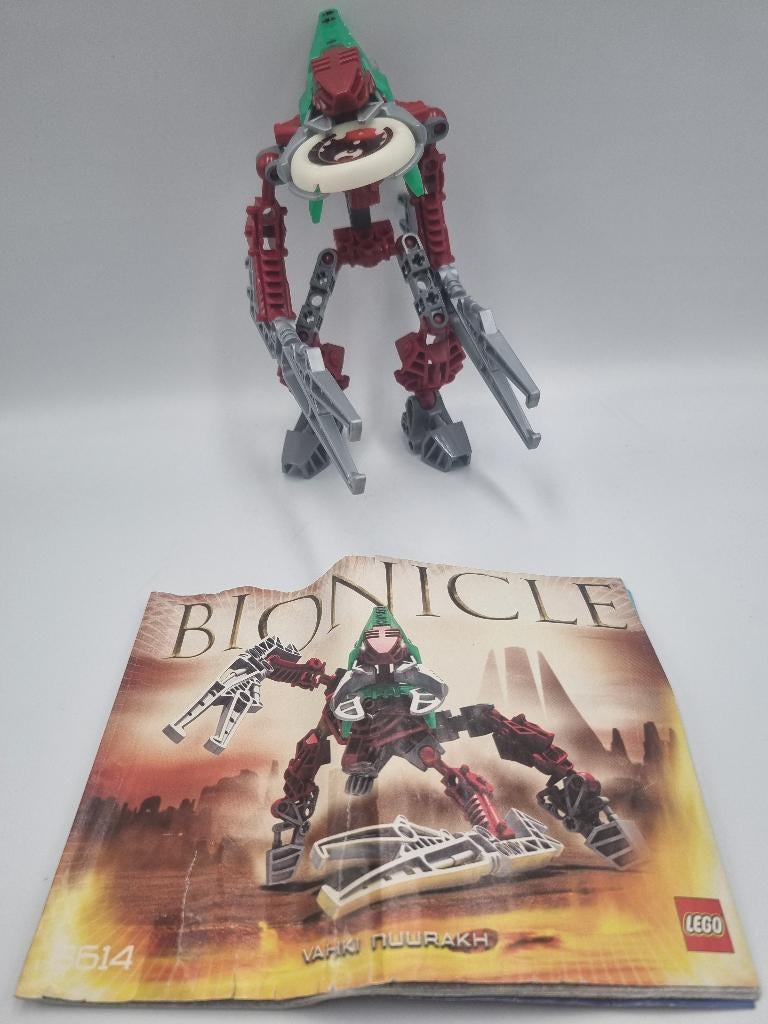Lego Bionicle 8614 Vahki Nuurakh, Ophalen of Verzenden, Zo goed als nieuw, Complete set, Lego