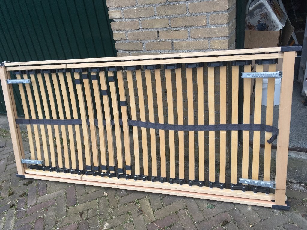 Okimat Bed-motor 1 stuk, wit, Okimat 3H4/6, of Doumat 5 zwar, Ophalen, Gebruikt, 90 cm, Eenpersoons