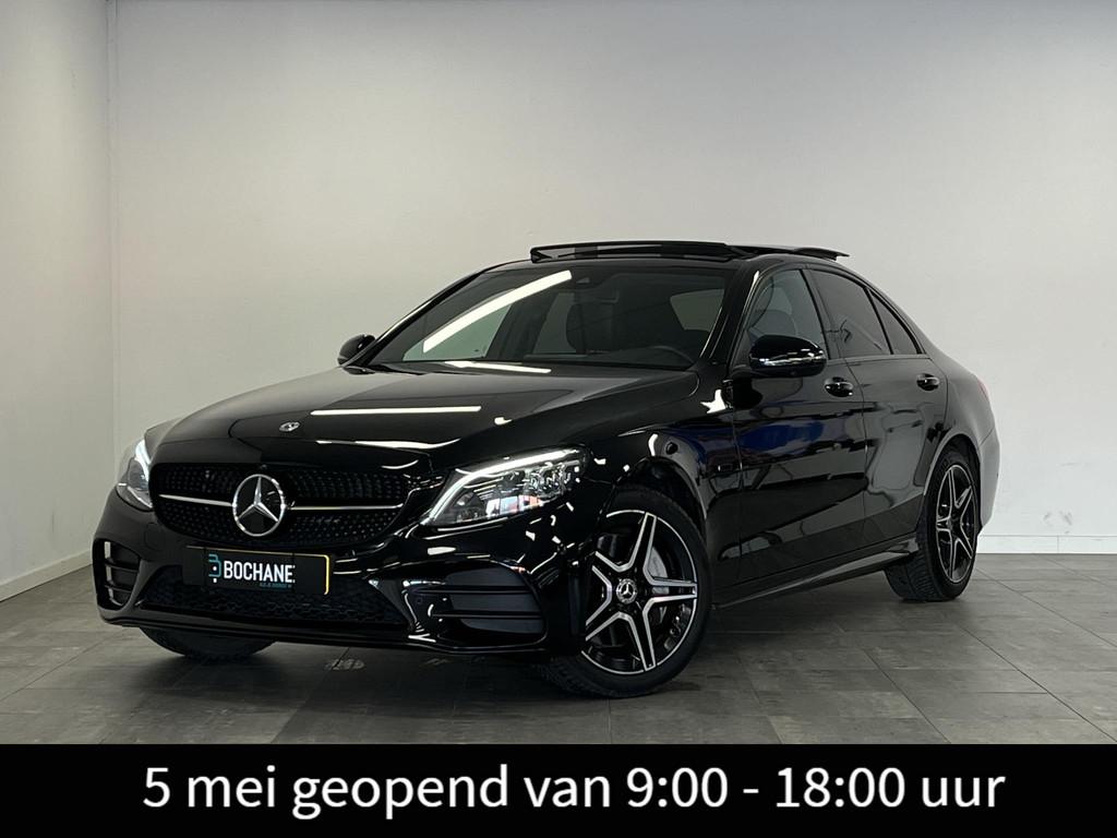 Mercedes-Benz C-klasse 300 e Business Solution AMG Limited |, Auto's, Mercedes-Benz, Automaat, 320 pk, Zwart, Bedrijf