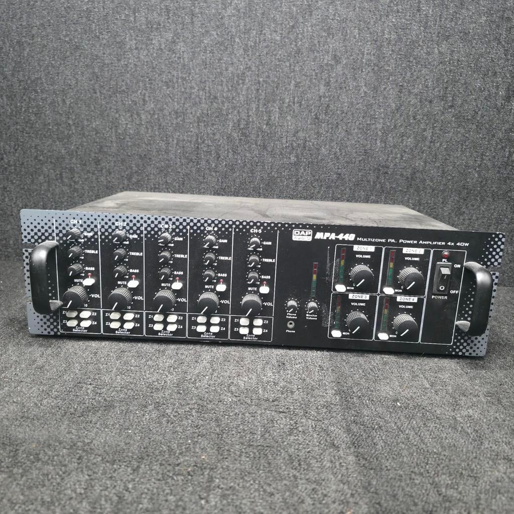 DAP MPA-440    4  zone versterker, Audio, Tv en Foto, Luidsprekers, Ophalen of Verzenden, Gebruikt, Subwoofer, Overige merken