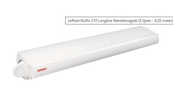 Leifheit Rollfix Wanddroogrek (5 lijnen - 4,20 meter), Ophalen of Verzenden, Zo goed als nieuw, Wasrek