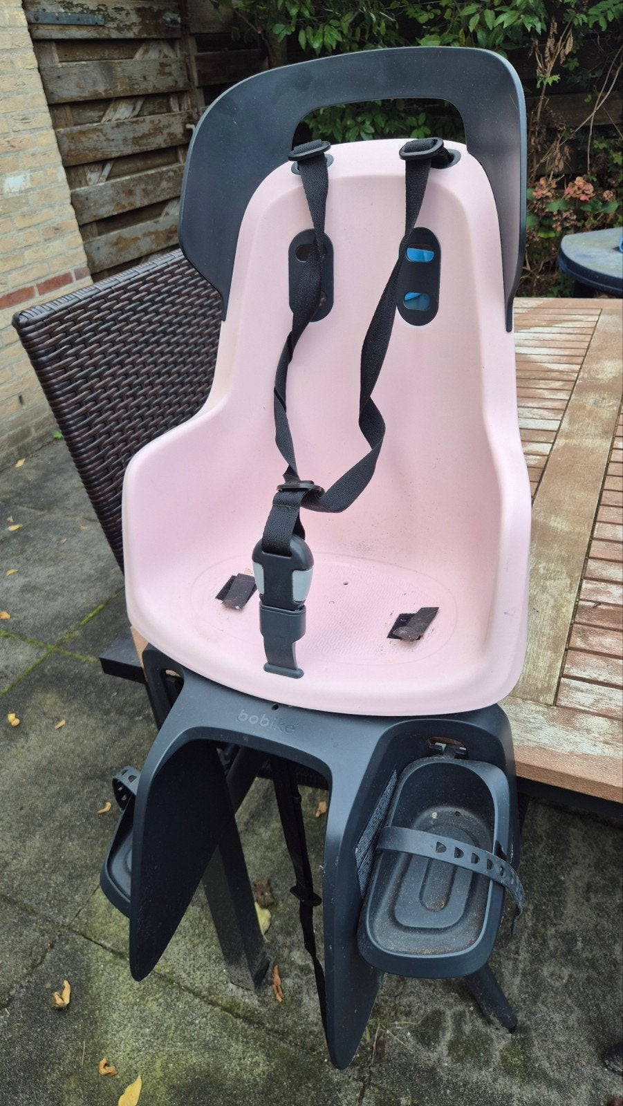 Bobike achterzitje voor kinderen - Roze, Fietsen en Brommers, Achterzitje, Bobike, Ophalen, 15 t/m 25 kg