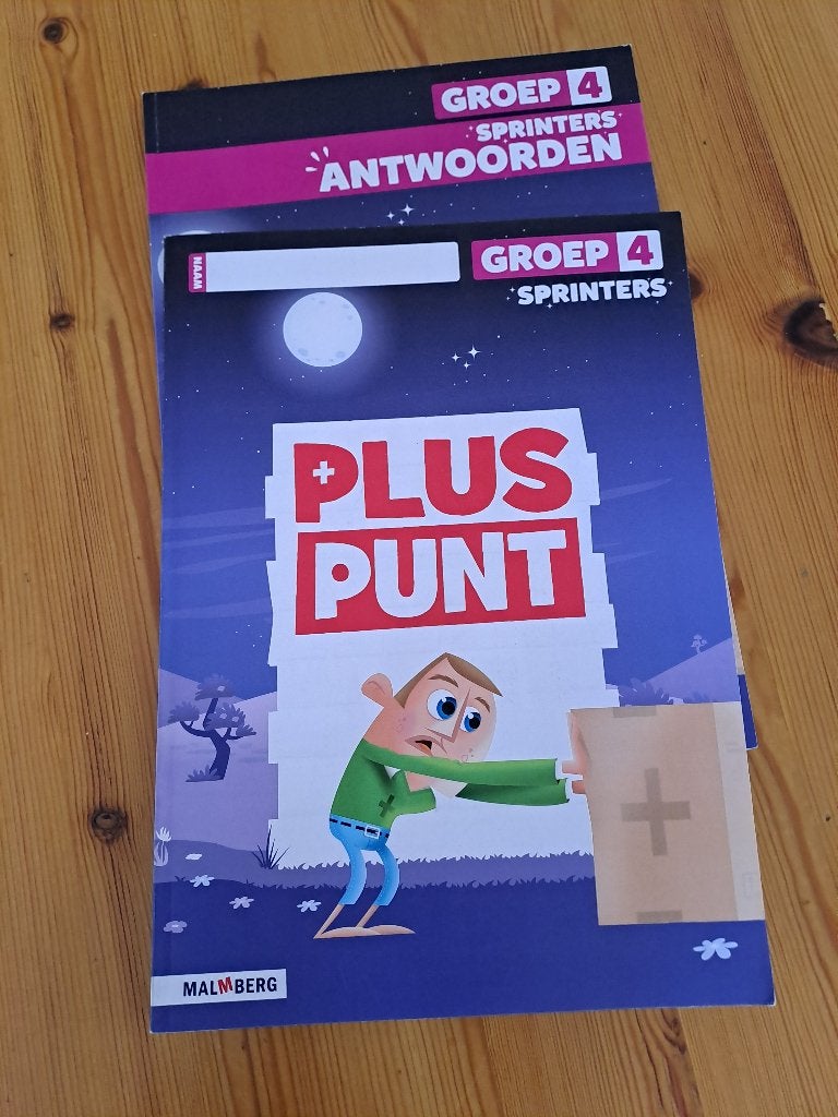 Rekenboek en antwoordenboek pluspunt sprinters, Ophalen of Verzenden, Beta, Gelezen, HBO