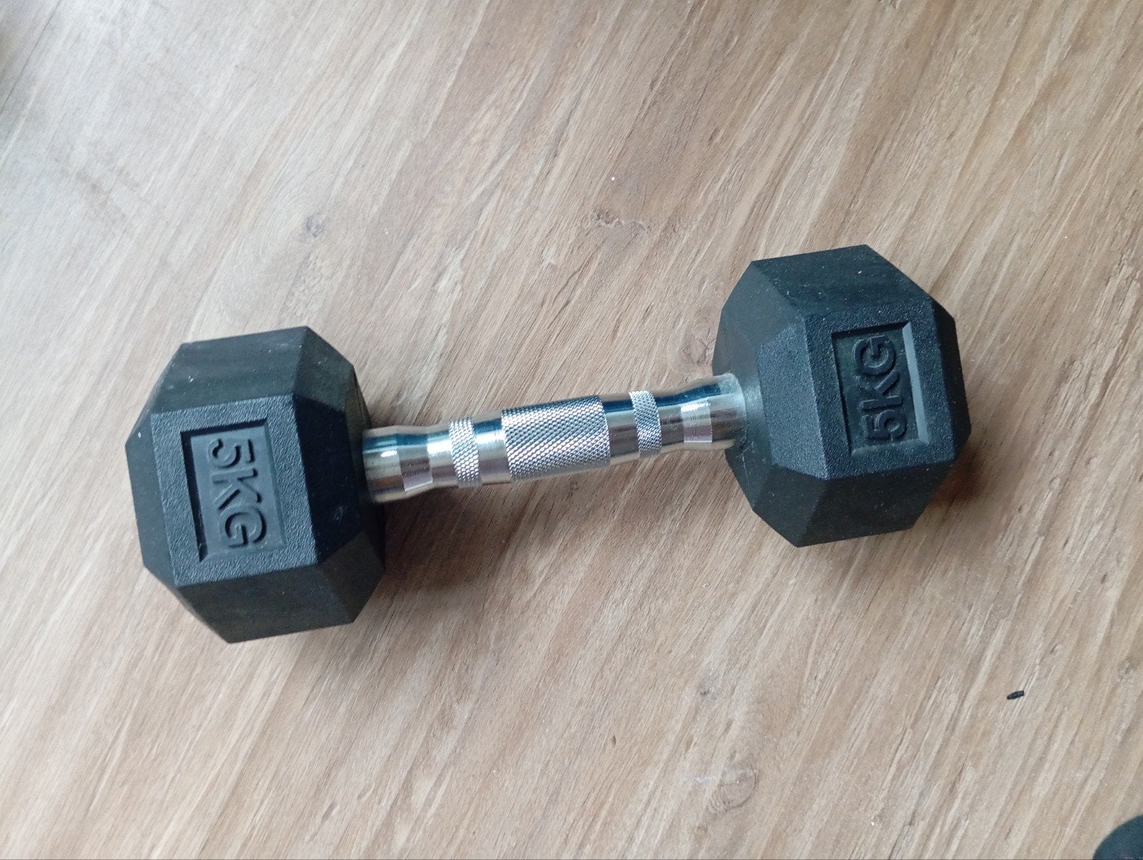 Halter / Dumbell 5 kilo, Ophalen, Zo goed als nieuw, Halterset