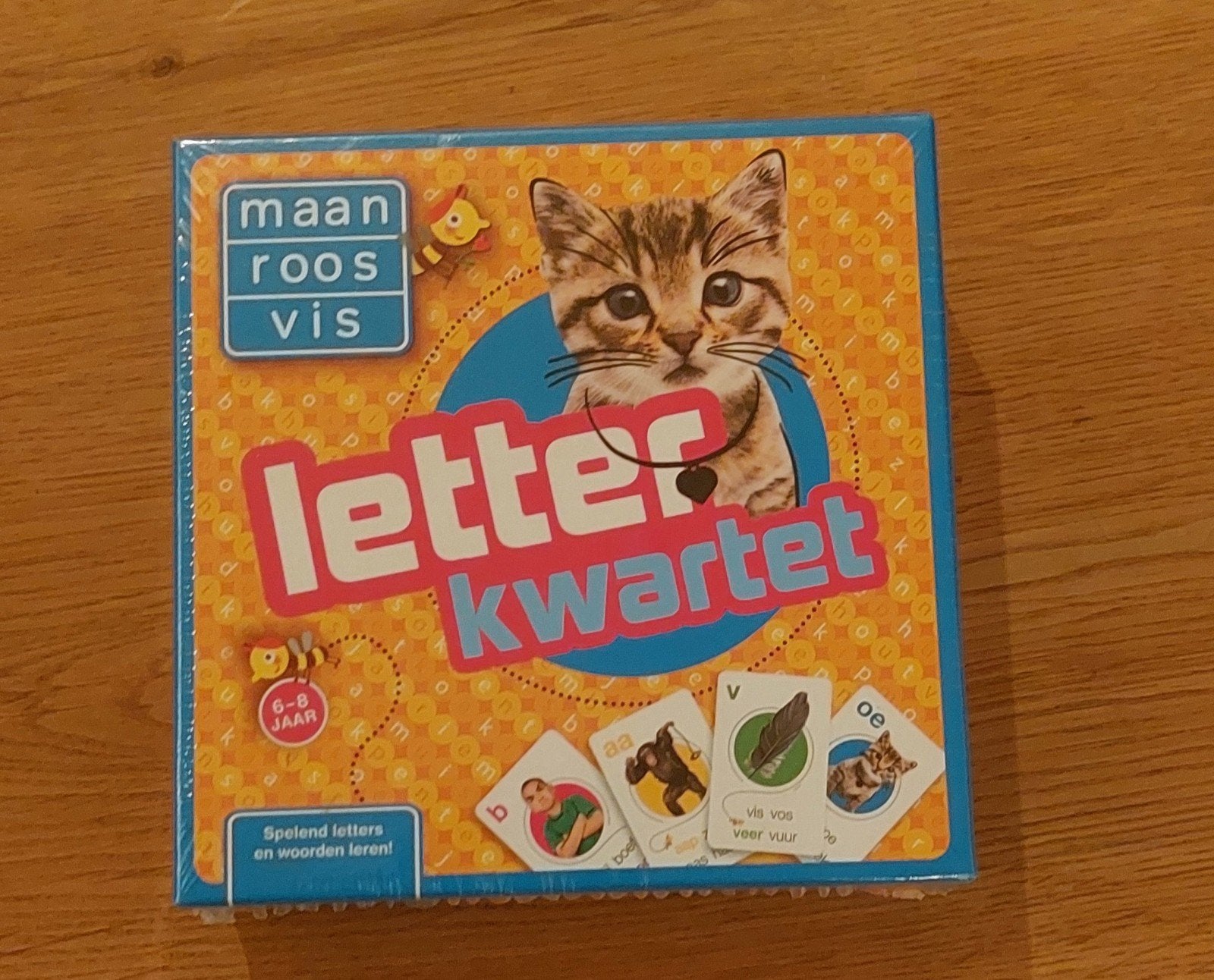 Letterkwartet Maan Roos Vis - Nieuw in verpakking, Drie of vier spelers, Ophalen of Verzenden, Nieuw, Zwijsen