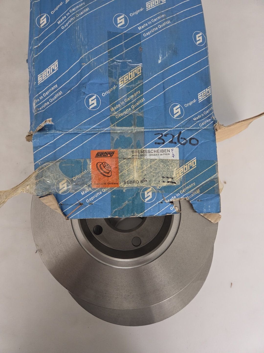Set Sebro Remschijven Citroen Fiat Peugeot, Auto-onderdelen, Sebro, ., Nieuw, Ophalen of Verzenden