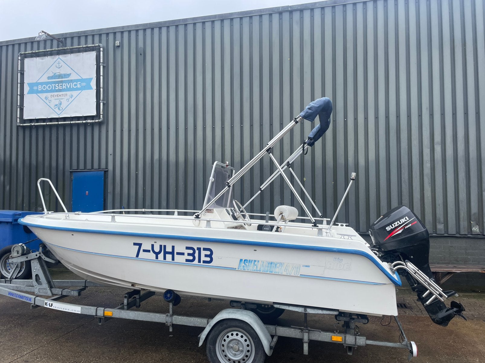 Yamarin 470 Big ride + suzuki 25 pk 4 takt injectie!, Ophalen, 10 tot 30 pk, Gebruikt, Met afstandsbediening