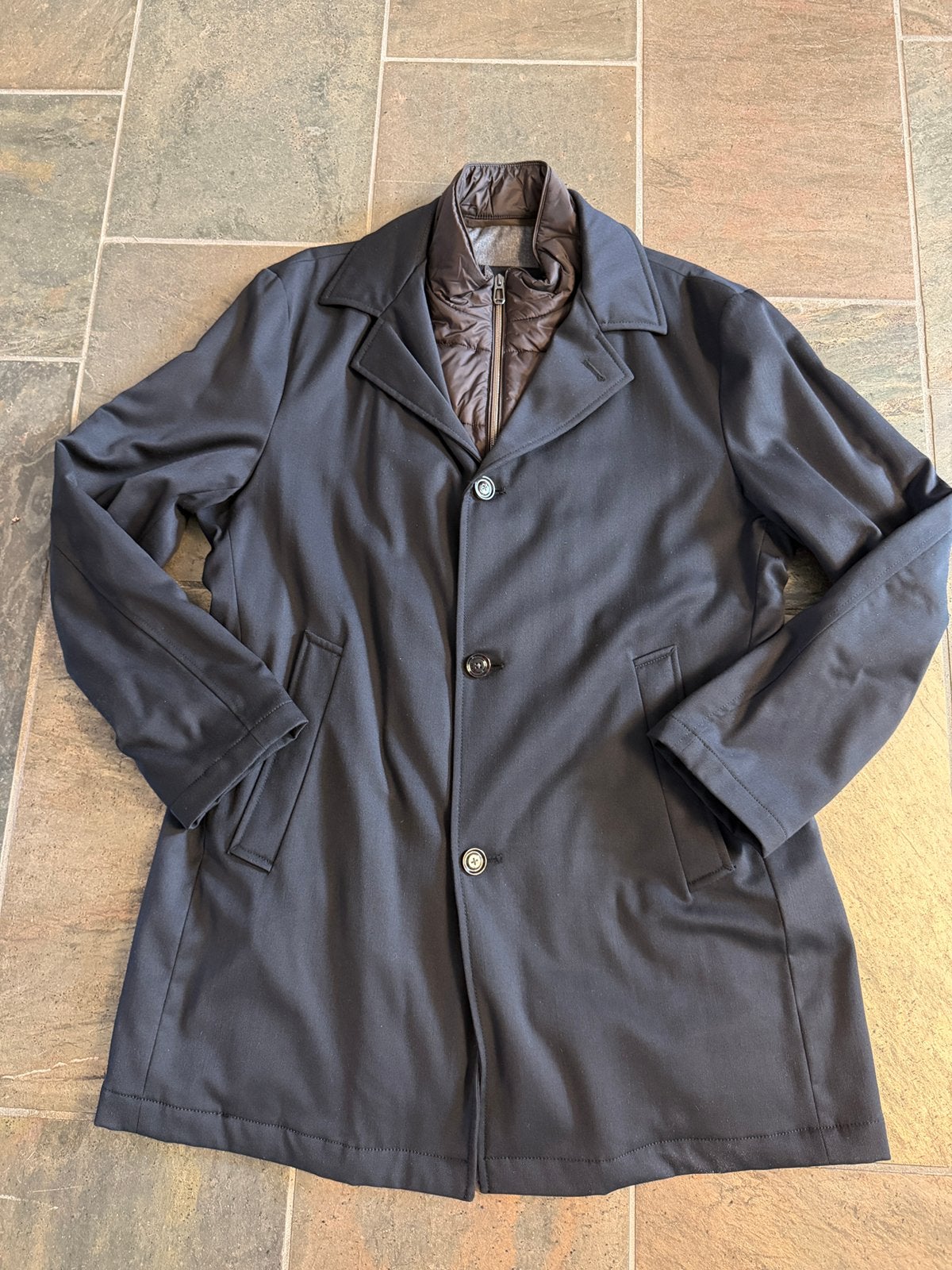 Joop! Heren Jas Zwart Maat 56 (XL) met uitneembare bodywarme, Ophalen of Verzenden, Zo goed als nieuw, Maat 56/58 (XL), Zwart