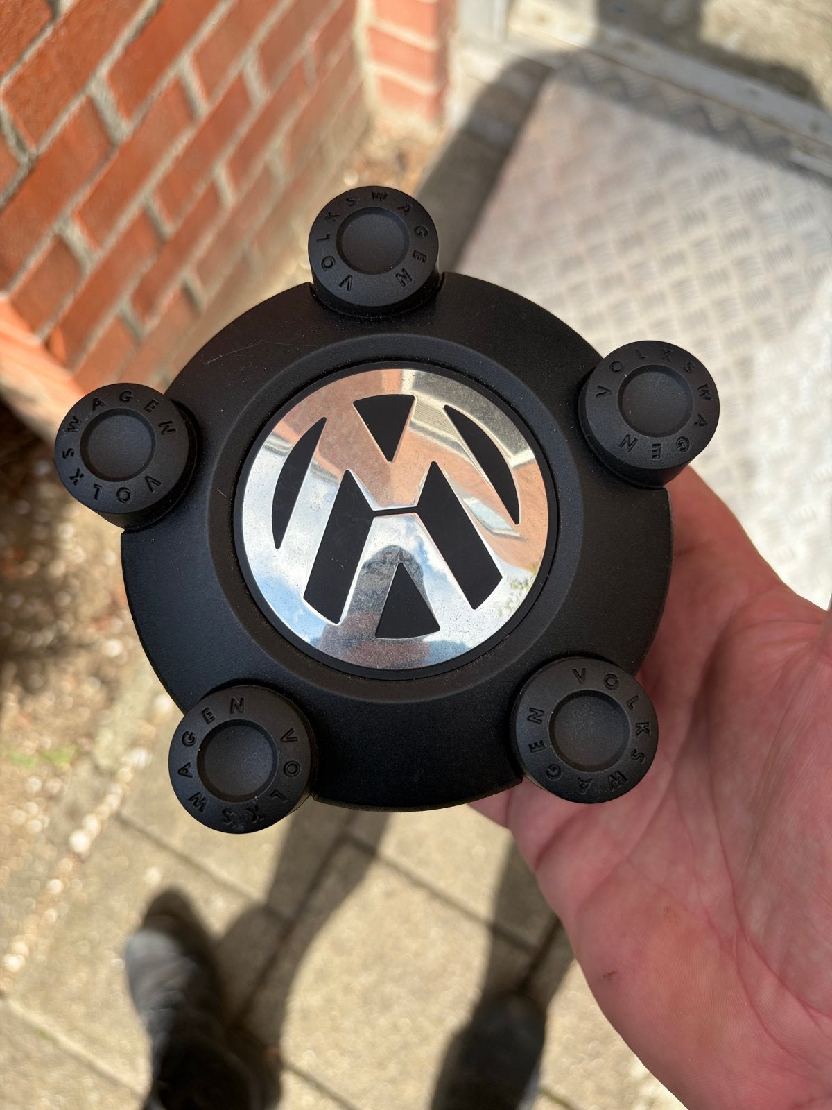 Naafdoppen / Centercaps VW Caddy vanaf 2020 - Set van 4, Auto diversen, Wieldoppen, Ophalen of Verzenden, Gebruikt