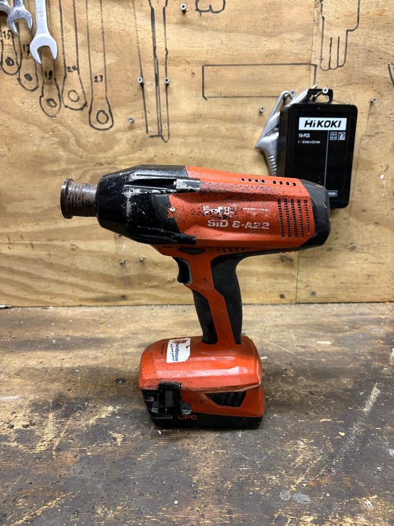 Hilti SID 8-A22 Slagschroefmachine + Accu, Doe-het-zelf en Verbouw, Gereedschap | Boormachines, Ophalen of Verzenden, Gebruikt