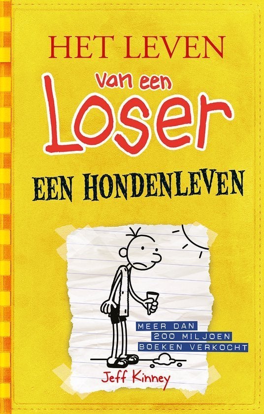 Het leven van een Loser 4 - Een hondenleven, Boeken, Ophalen of Verzenden, Gelezen, Jeff Kinney, Fictie algemeen