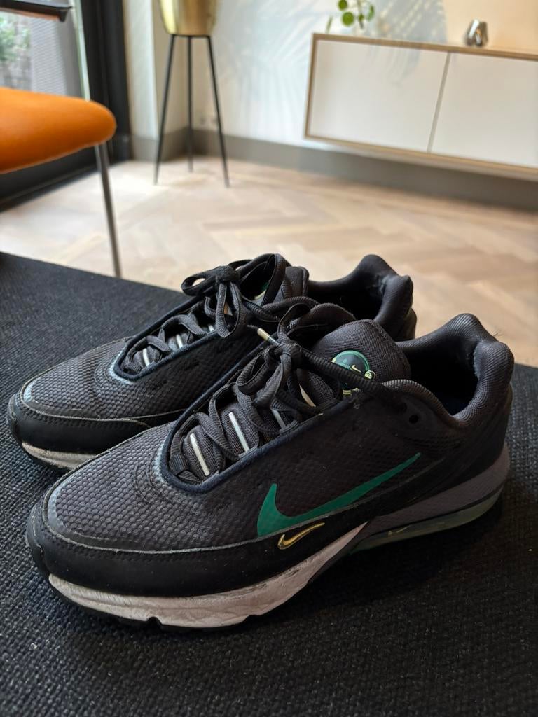 Nike Air Max, zwart groen, maat 41!, Kleding | Heren, Schoenen, Ophalen, Zo goed als nieuw, Overige kleuren