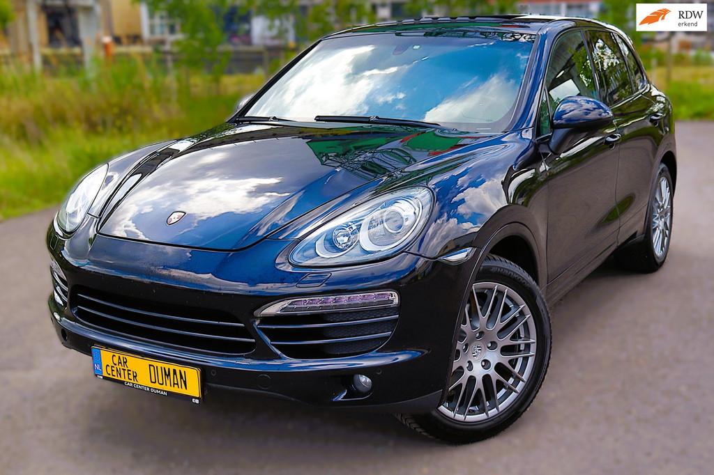 Porsche Cayenne 3.6 Leer Navi Clima Opendak Cruise Trekhaak, Automaat, 2005 kg, Gebruikt, Zwart