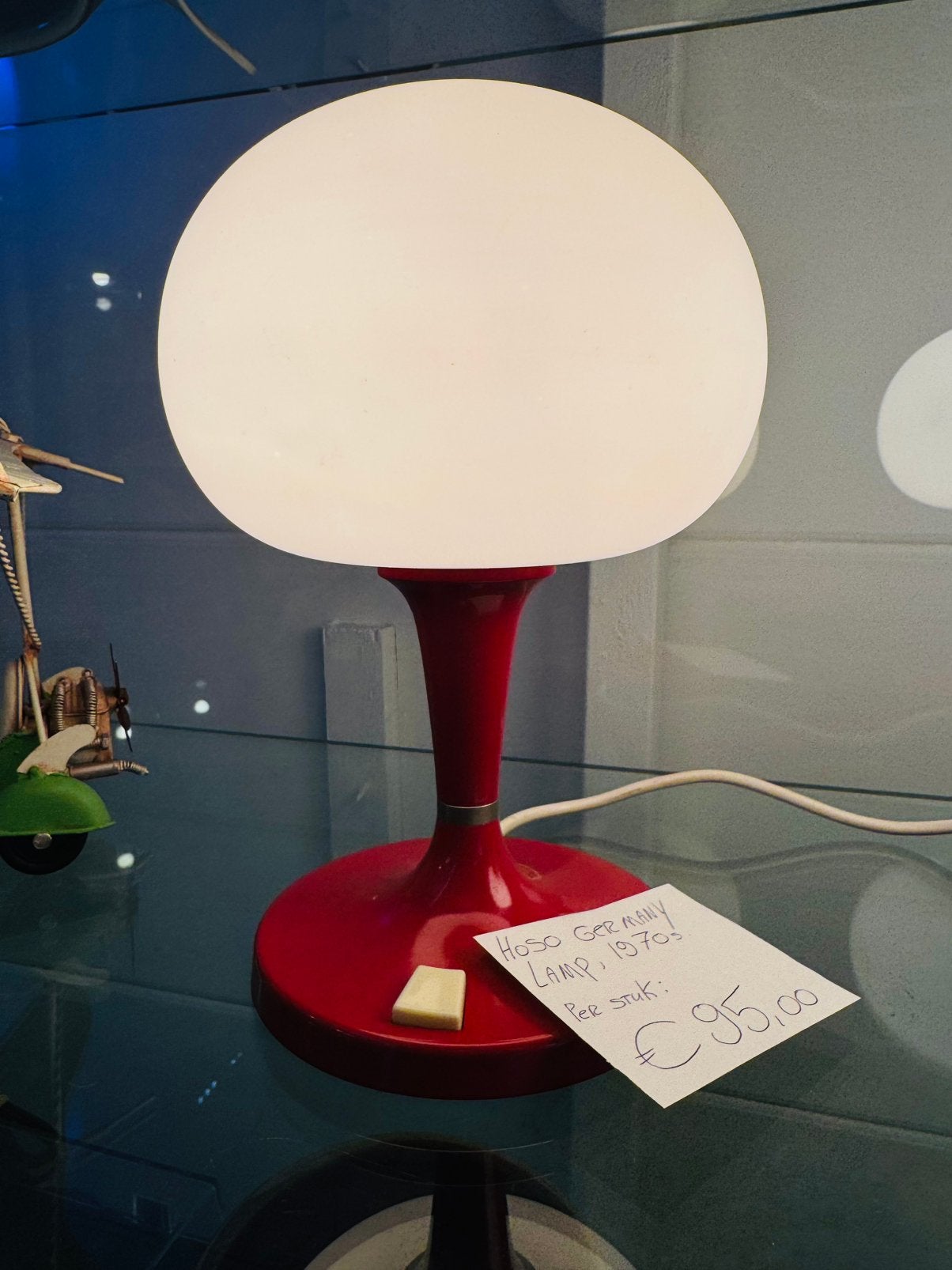 Vintage Hoso Germany tafellampen mushroom lampen, Ophalen of Verzenden, A, A, A
