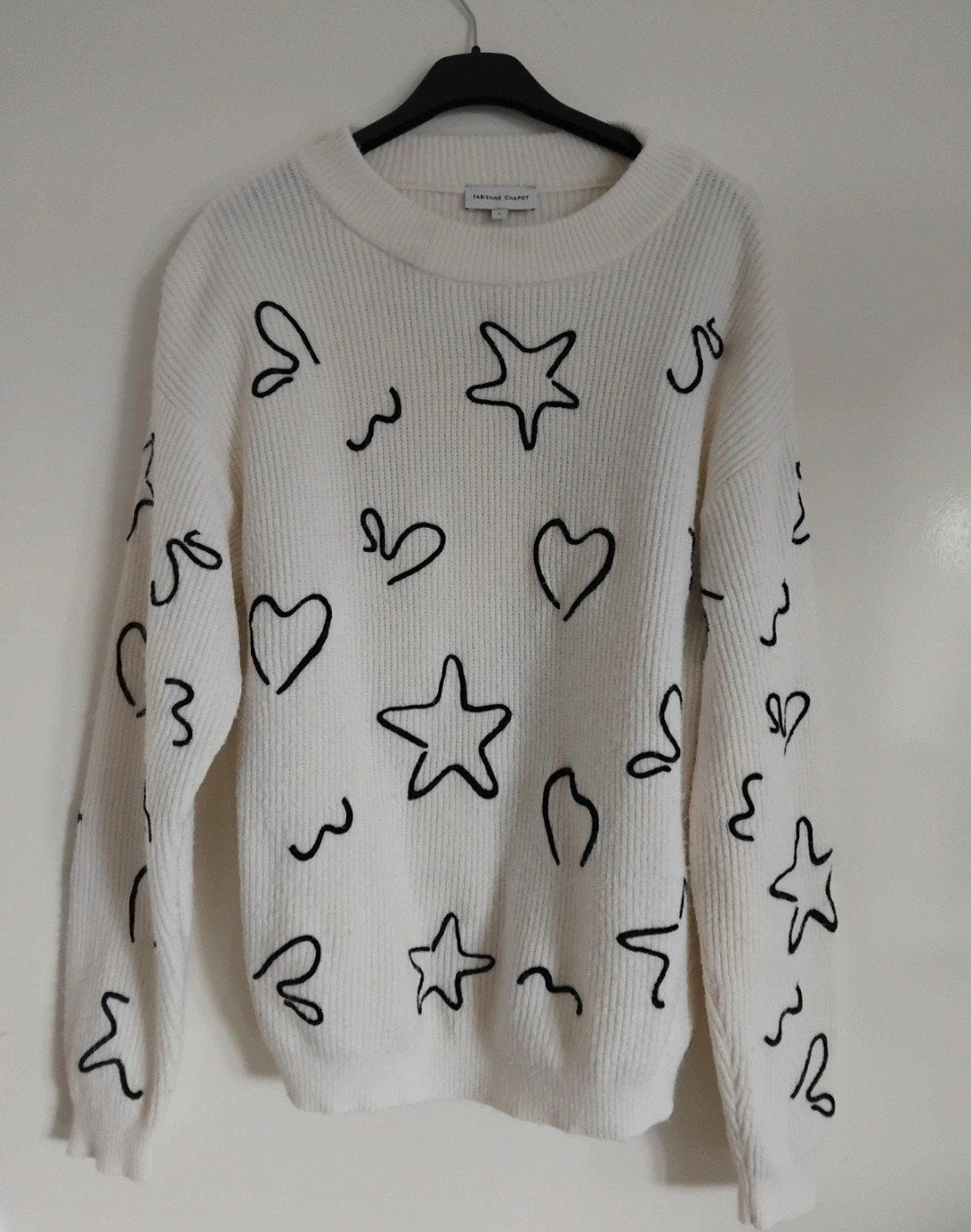 Fabienne Chapot Disco Pullover met sterren en hartjes, Overige kleuren, Ophalen of Verzenden, Zo goed als nieuw, Fabienne Chapot