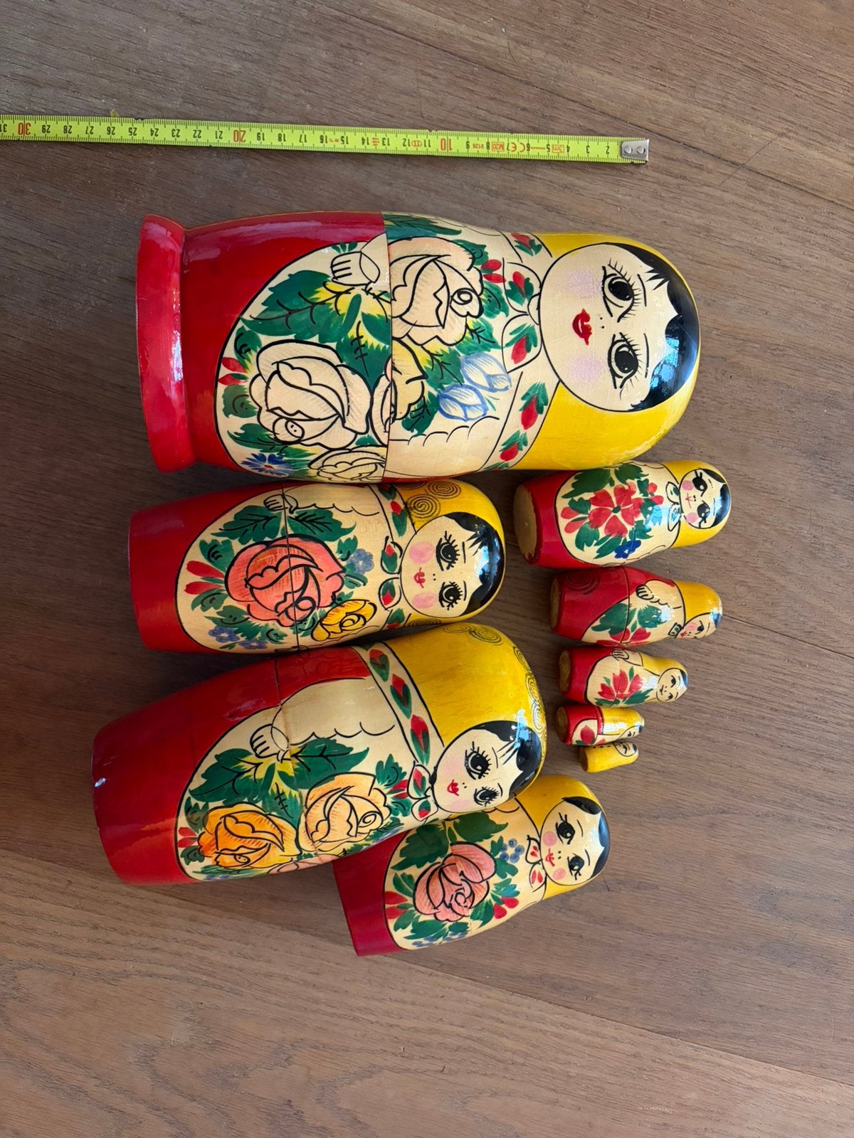 Set van 9 Russische Matroesjka poppen, Verzamelen, Poppetjes en Figuurtjes, Ophalen of Verzenden