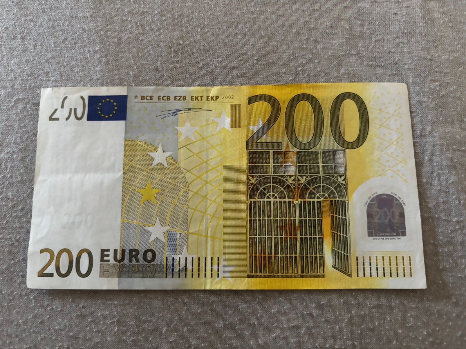 € 200 euro biljet 2002 Duisenberg 1e serie, Ophalen of Verzenden, Duitsland, 200 euro, Los biljet