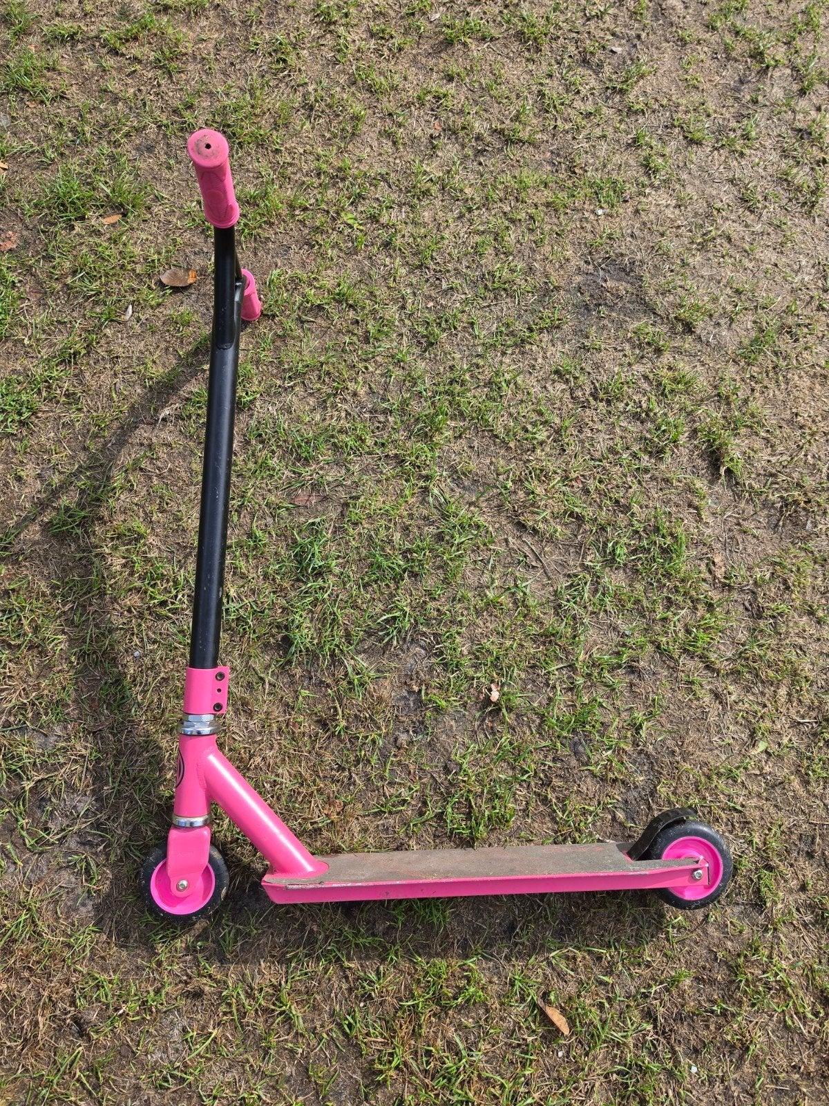 Roze stuntstep, Ophalen, Gebruikt, Gewone step, Amigo