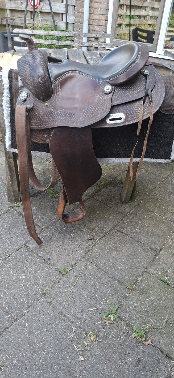 western zadel boomloos incl singel en pad, Dieren en Toebehoren, Ophalen, Gebruikt, Overige merken, Aanpassysteem