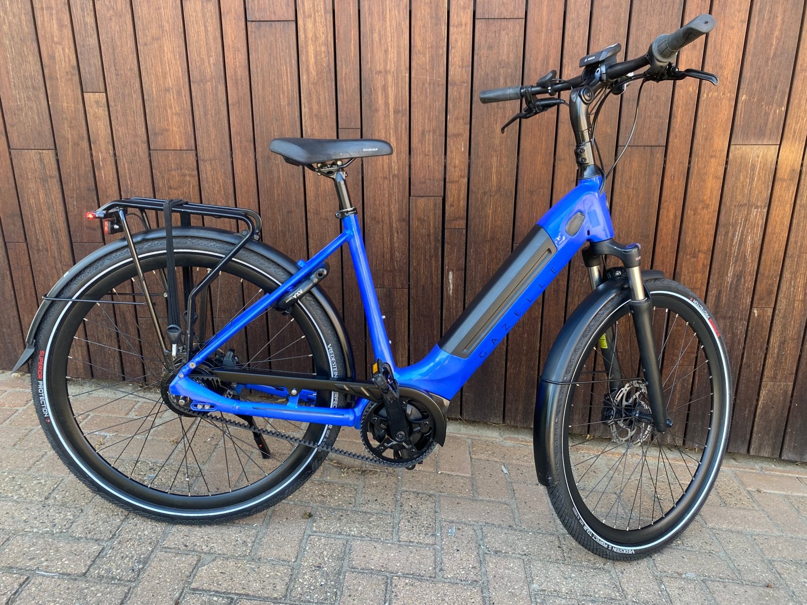 Mooie Gazelle Ultimate C380 Belt 53 cm, Ophalen, Gebruikt, 51 tot 55 cm, 50 km per accu of meer