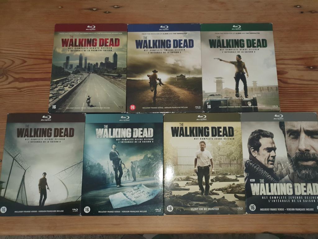 The Walking Dead Seizoenen 1-7 Blu-ray Boxset, Gebruikt, Vanaf 16 jaar, Boxset, Ophalen of Verzenden