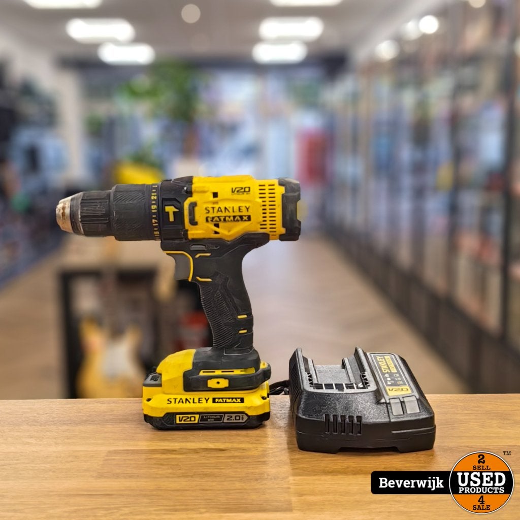 Stanley SFMCD711 Schroefklopboormachine - Prima!, Doe-het-zelf en Verbouw, Gereedschap | Boormachines, Stanley, Gebruikt, Support@stanley.com
