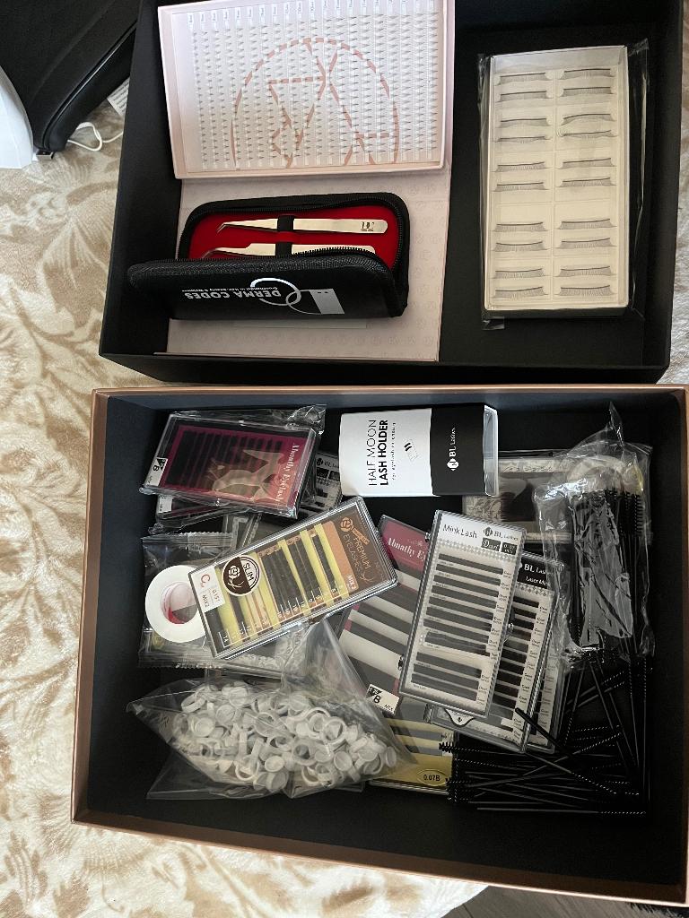 Wimperextensions tools, Verzenden, Zo goed als nieuw, Ogen, Verzorging