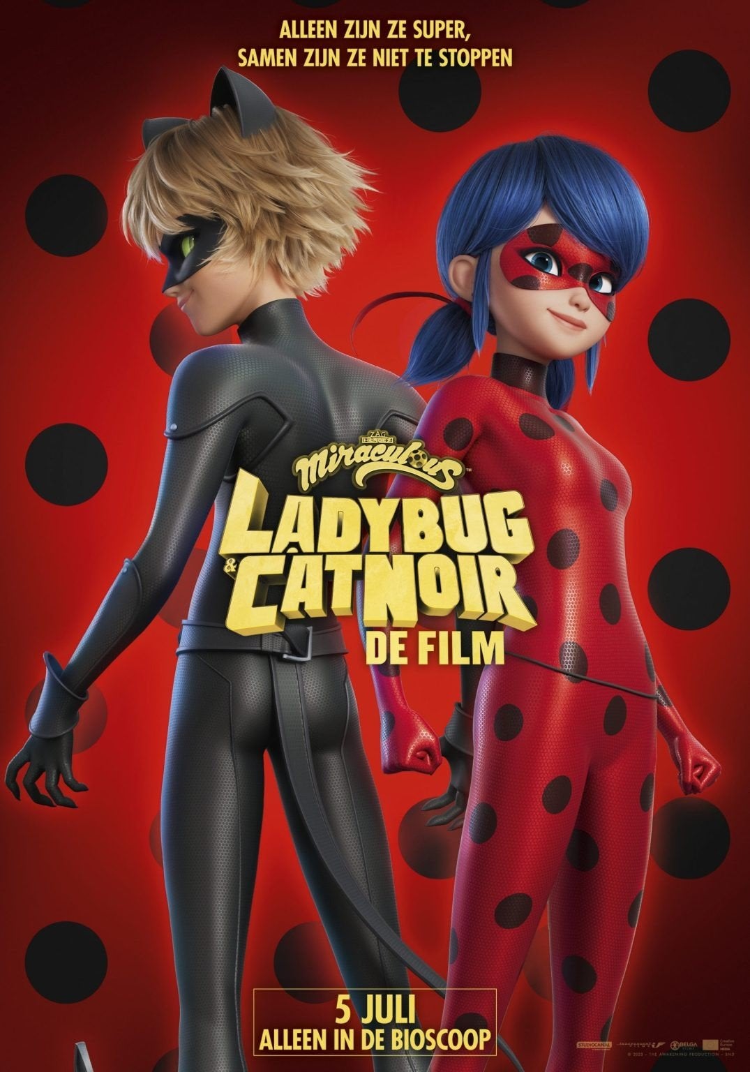 Opzoek Miraculous film poster, Ophalen of Verzenden, Zo goed als nieuw