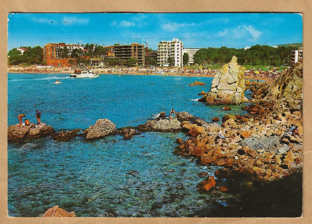 Ansichtkaart. Lloret de Mar. Costa Brava. Playa de Fanals., Ophalen of Verzenden, 1980 tot heden, Gelopen, Spanje