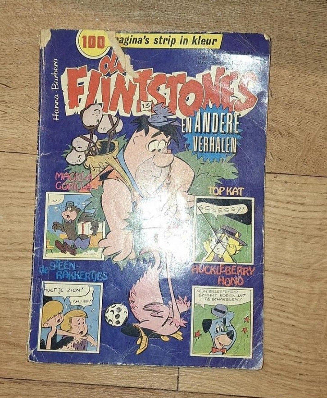 De Flintstones en andere verhalen - Hanna-Barbera stripboek, Eén stripboek, Ophalen of Verzenden, Gelezen, Hanna-Barbera
