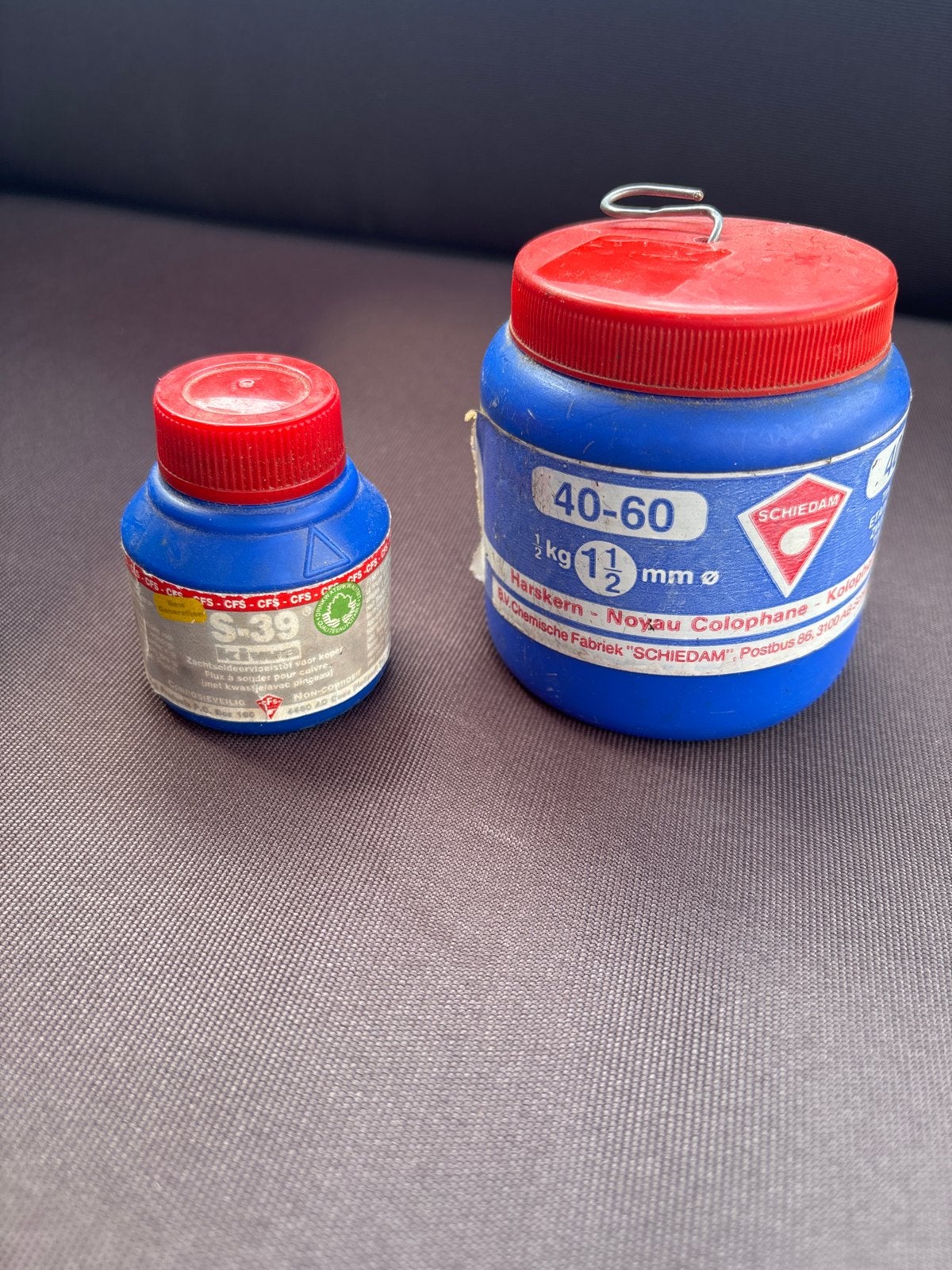Soldeertin 1.5 mm 0.5 kg en soldeervloeistof (S39), Ophalen, Zo goed als nieuw, Overige typen, Overige merken