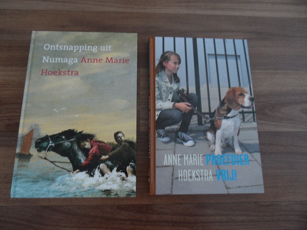 Ontsnapping uit Numaga/Proefdier vrij!- Anne Marie Hoekstra, Boeken, Ophalen of Verzenden, Zo goed als nieuw
