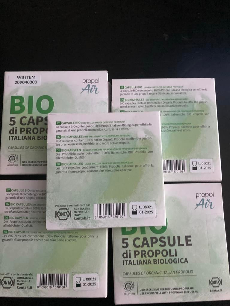 5x5 PropolAir BIO Propolis Capsules - 5 stuks, Ophalen of Verzenden, Nieuw, Aroma