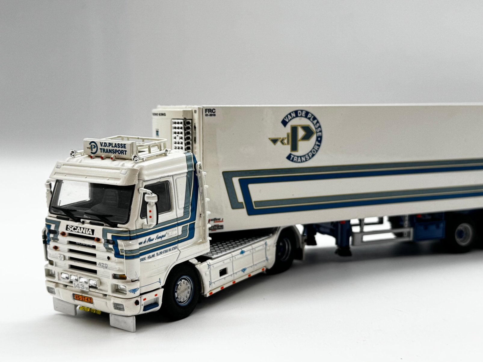WSI SCANIA 143 STREAMLINE van de PLASSE, Hobby en Vrije tijd, ., Nieuw, Ophalen of Verzenden, .