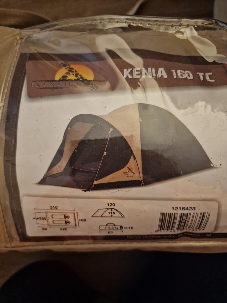 Safarica Kenia 160 TC Koepeltent - 2-persoons, Ophalen, Zo goed als nieuw, Tot en met 2