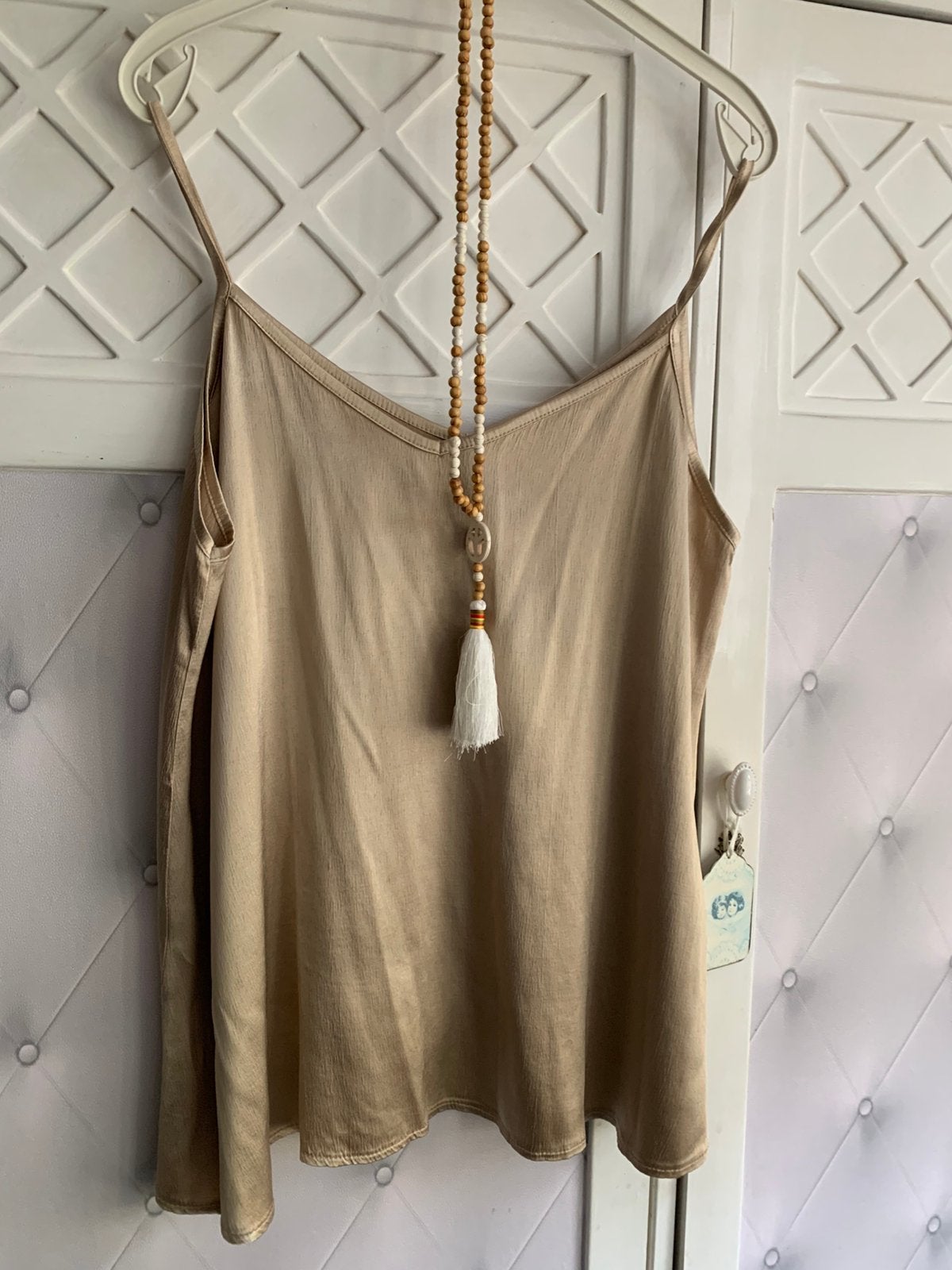 Topje goudkleurig maat 50/52, Kleding | Dames, Tops, Overige kleuren, Maat 46/48 (XL) of groter, Ophalen of Verzenden, Zo goed als nieuw