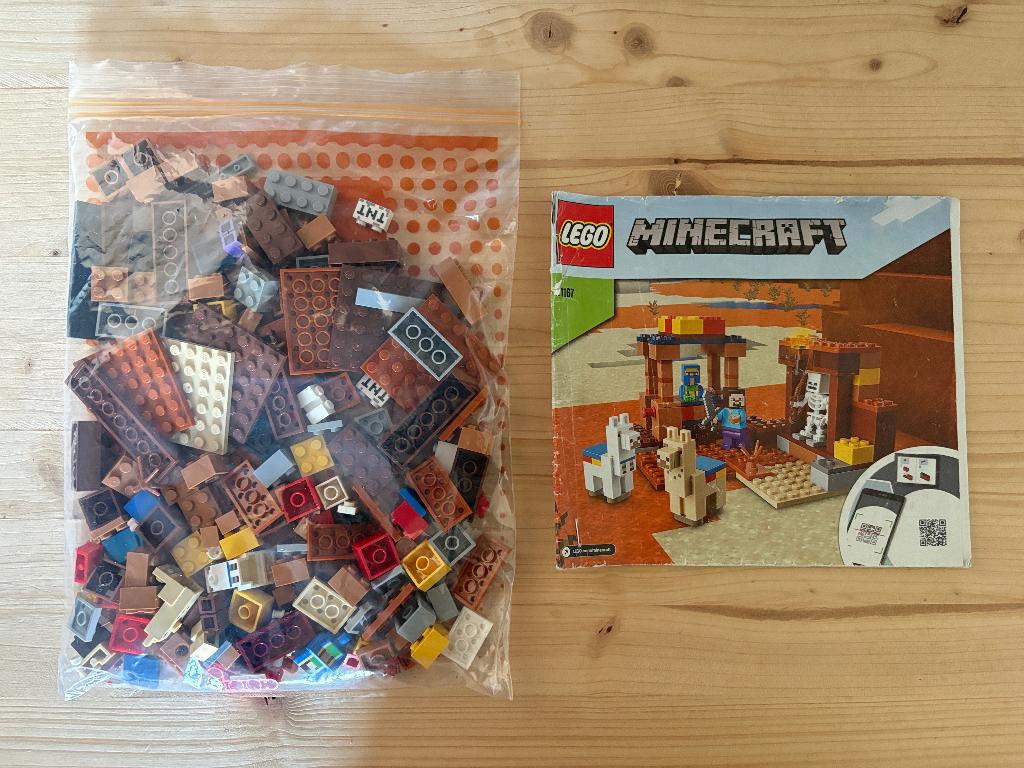 LEGO MINECRAFT 21167 - De Handelspost, Compleet, Gebruikt, Minecraft, Lego
