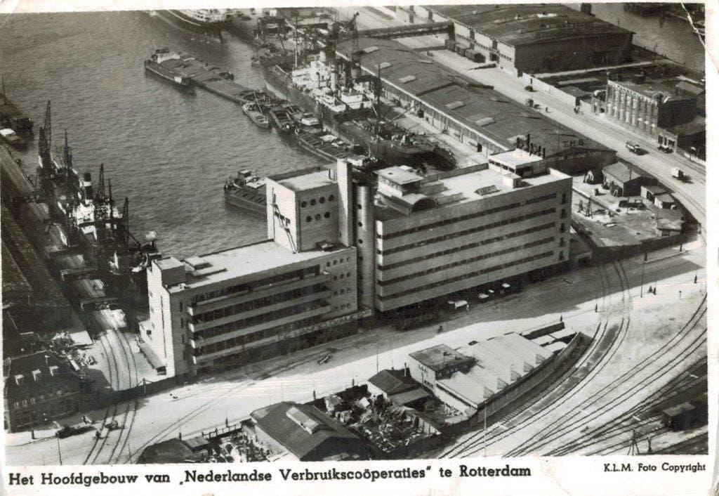 ROTTERDAM Coop vereniging U.A. Centrale vd Ned gebuikersorg, Verzenden, 1940 tot 1960, Ongelopen, Zuid-Holland