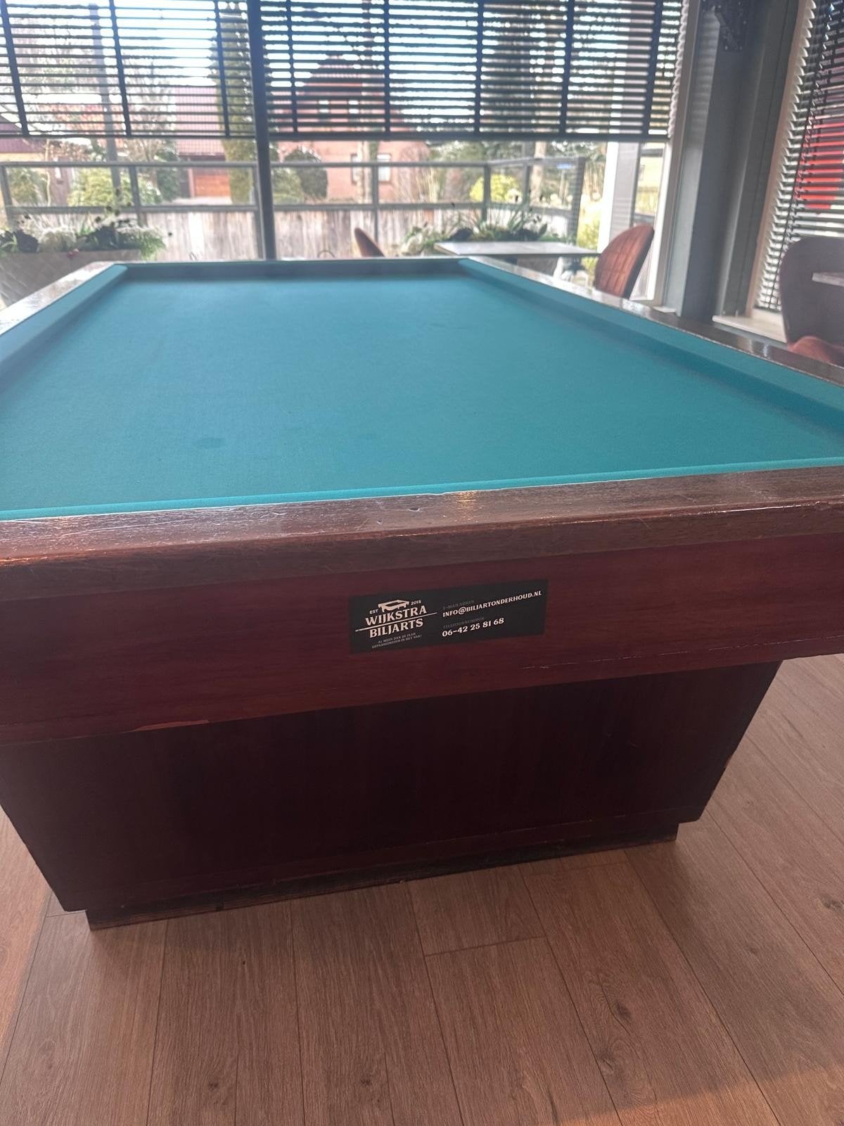 Mooie Biljarttafel - Winnetra Biljarts, Sport en Fitness, Ophalen of Verzenden, Gebruikt, Biljarttafel