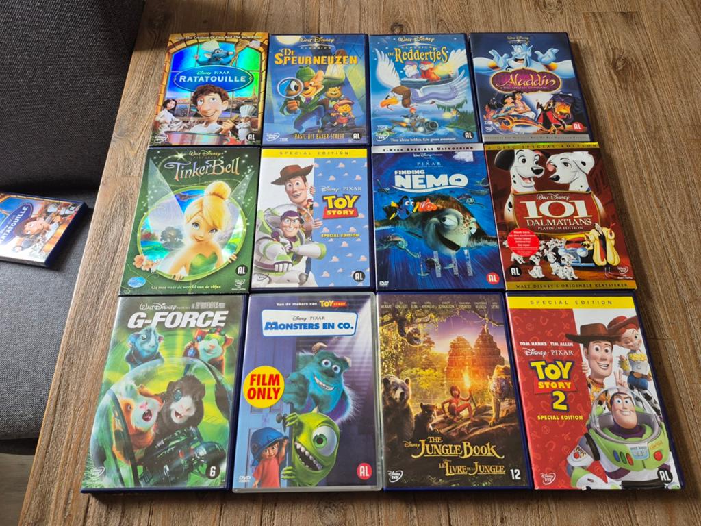 Diverse disney dvd's, Cd's en Dvd's, VHS | Kinderen en Jeugd, Alle leeftijden, Ophalen of Verzenden, Zo goed als nieuw
